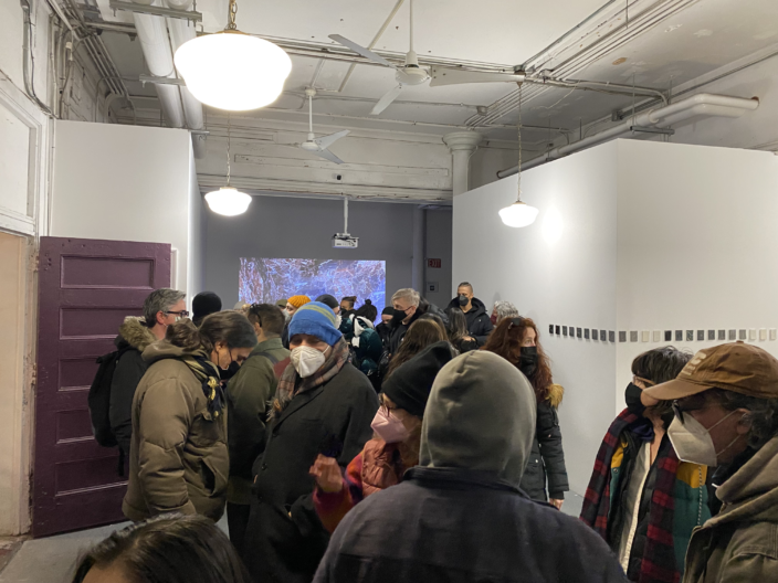 <p>Opening Reception, Now That We Have Established A Common Ground, March 2022, Protocinema, at The Clemente, New York<br /></p>
